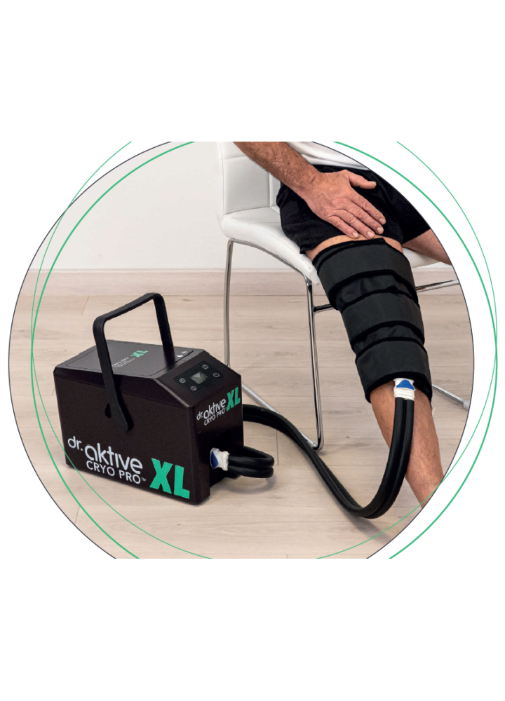 Dr Aktive CRYO PRO XL Kit Complet Genou (Appareil + Sac + Enveloppe Genou) NEW