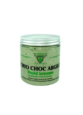 MASQUE CRYO CHOC ARGILE (Argile verte et blanche, Menthe, Camphre) 1000 ML