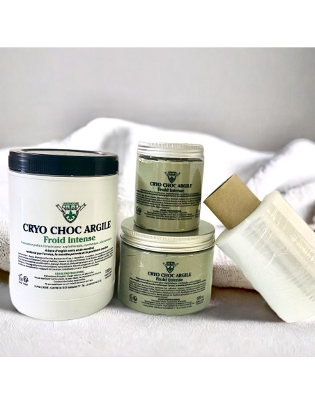MASQUE CRYO CHOC ARGILE (Argile verte et blanche, Menthe, Camphre) 1000 ML