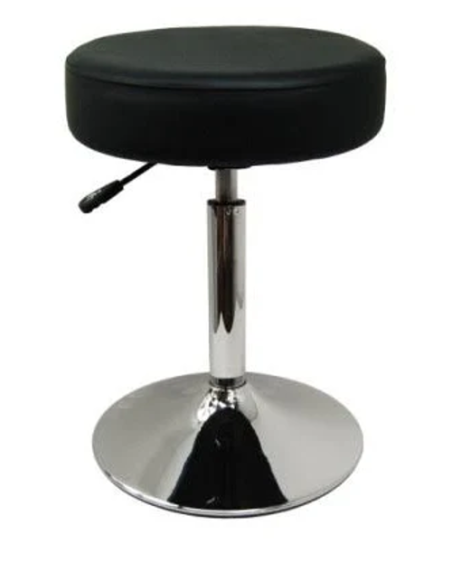 TABOURET - CRONOS sur Socle/Acier Chromé/Couleur au choix