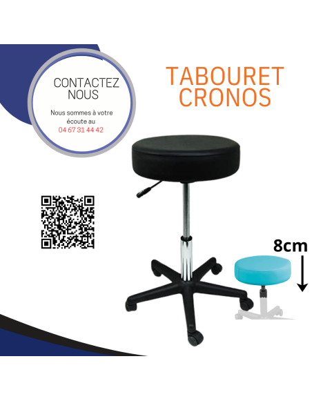 TABOURET - sur roulettes/Piet. ABS/Couleur au choix