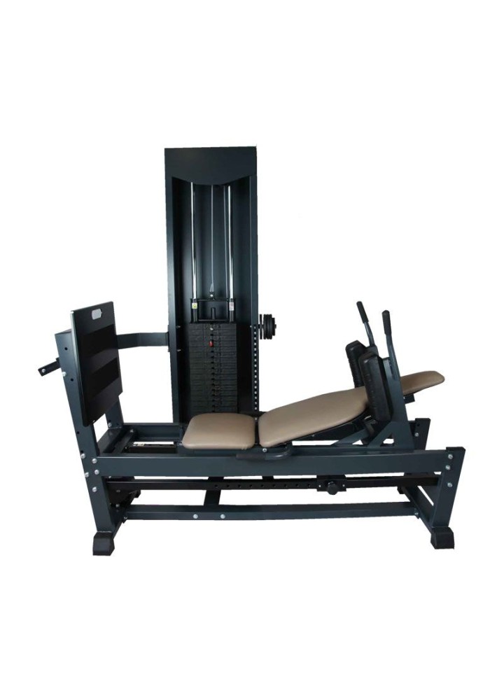 PRESSE HORIZONTALE A CHARGE LATERALE AVEC CARTER et DOSSIER REGLABLE