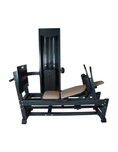 PRESSE HORIZONTALE A CHARGE LATERALE AVEC CARTER et DOSSIER REGLABLE