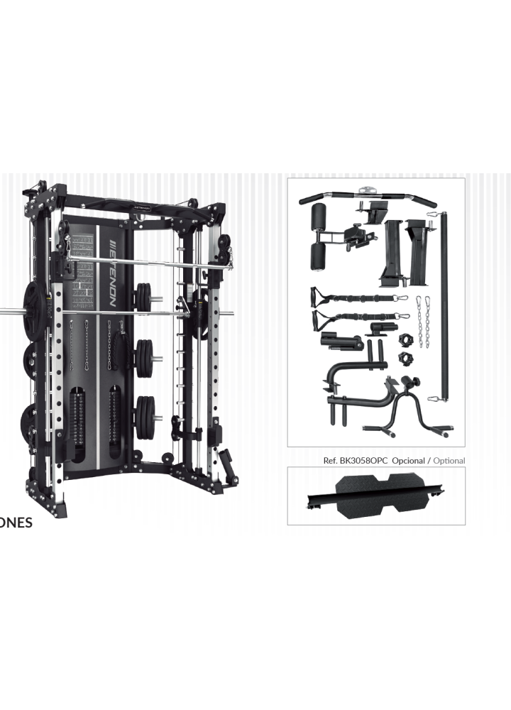 MULTIFONCTION SMITH 2X90 KG