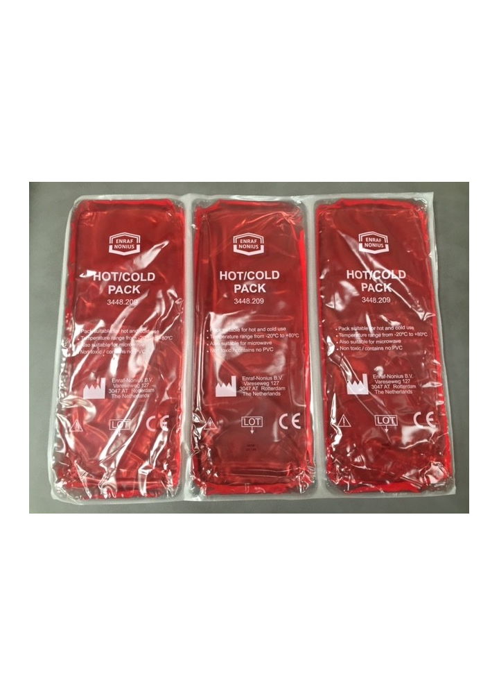 COMPRESSE HOT/COLD PACK - ROUGE grand modèle - LOT DE 2