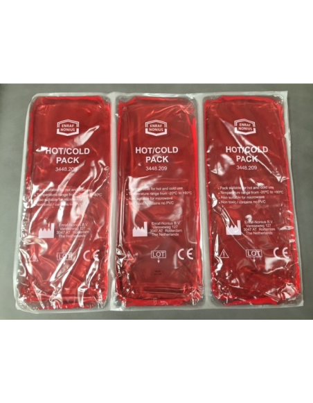 COMPRESSE HOT/COLD PACK - ROUGE grand modèle - LOT DE 2